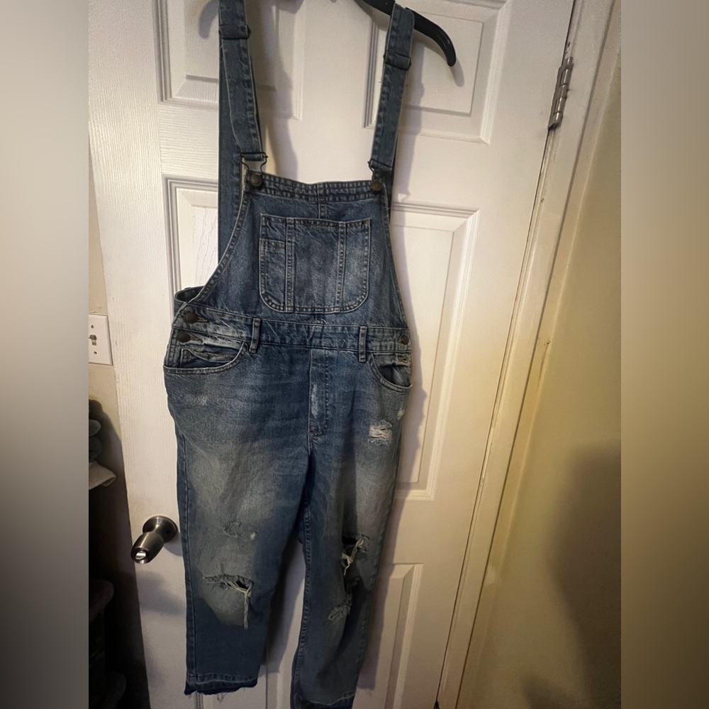 Zara Denim Overalls